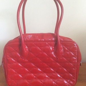 lulu guinness quilted lips bag